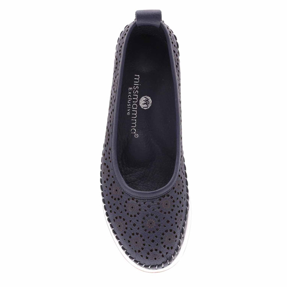 Damenschuhe durchbrochene Ballerinas