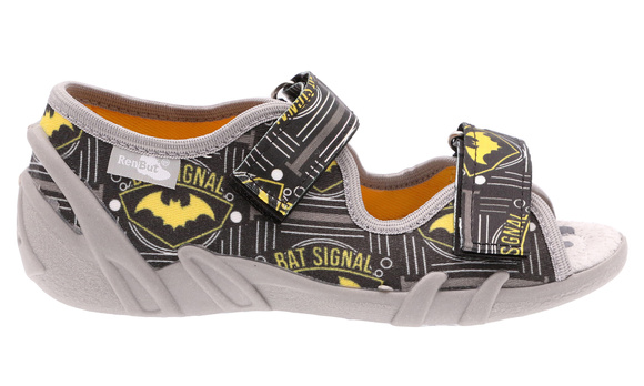 Kinder Textil Hausschuhe Sandalen mit Klettverschluss