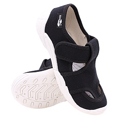 Kinder Hausschuhe Textilschuhe mit Klettverschluss