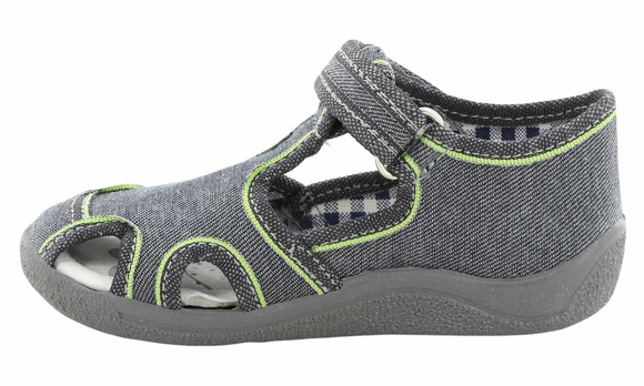 Kinder Hausschuhe Textilschuhe mit Klettverschluss