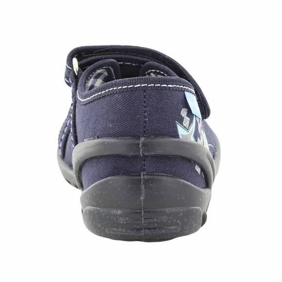 Kinder Textil Hausschuhe, Klettsandalen