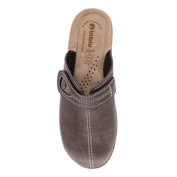 Damen Hausschuhe hoch Klett Hausschuhe