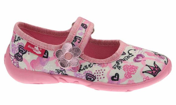 Kinder Hausschuhe Textilschuhe mit Klettverschluss