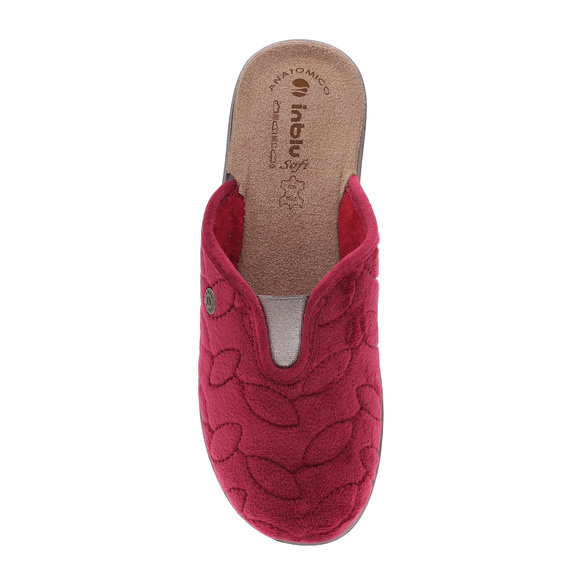 Hohe Hausschuhe für Damen mit Gummizug