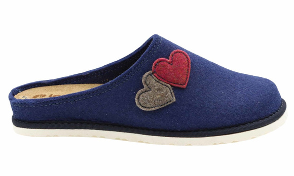 Damen Hausschuhe Hausschuhe Herzen Filz