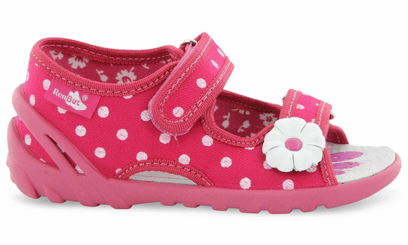 Kinder Textil Hausschuhe, Klettsandalen