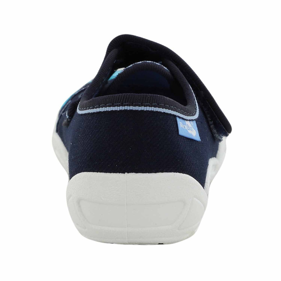 Kinder-Textilhausschuhe mit Klettverschluss