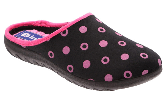 Damen Hausschuhe warm massieren Home Schuhe Polka Dots