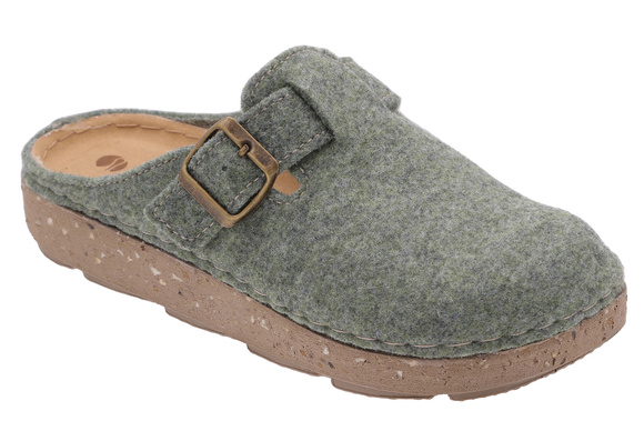 Damen Hausschuhe bequeme Hausschuhe Filz mit Schnalle