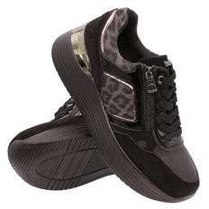 Sportliche Damen-Turnschuhe mit Reißverschluss