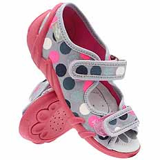 Kinder Textil Hausschuhe Sandalen mit Klettverschluss