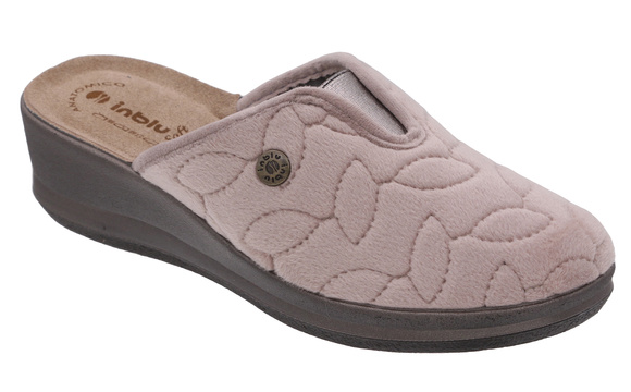 Hohe Hausschuhe für Damen mit Gummizug