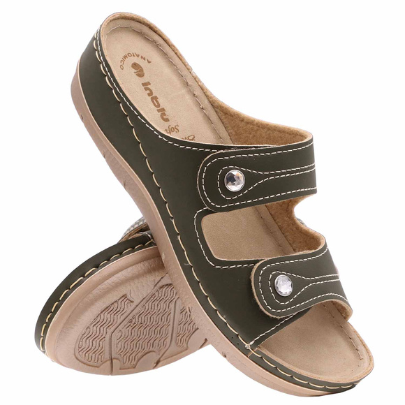 Damen-Schutz-Flip-Flops mit Klettverschluss