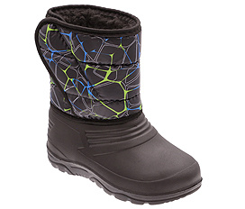 Kinder-Schneestiefel mit Klettverschluss