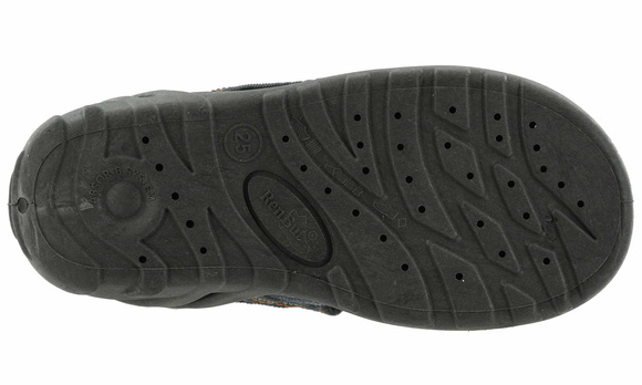 Kinder Textil Hausschuhe, Klettsandalen