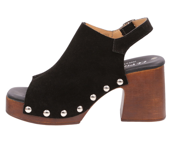 Damensandalen mit hohem Blockabsatz