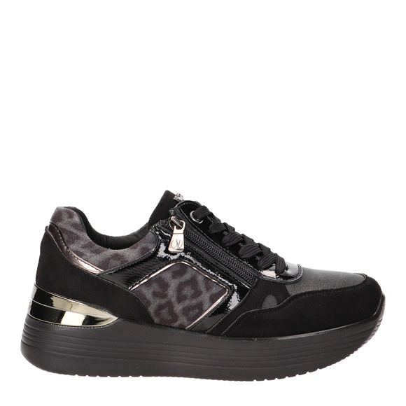 Sportliche Damen-Turnschuhe mit Reißverschluss