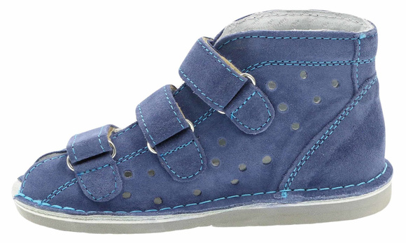 Kinder-Schutzpantoffeln mit Thomas-Absatz mit Klettverschluss