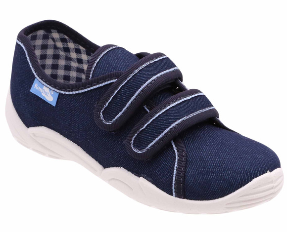 Kinder Hausschuhe Textilschuhe mit Klettverschluss