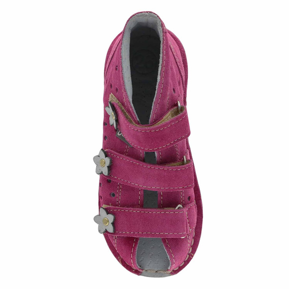 Kinder-Schutzpantoffeln mit Thomas-Absatz mit Klettverschluss