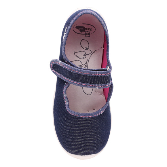 Kinder Hausschuhe Textilschuhe mit Klettverschluss