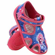 Kinder Hausschuhe Textilschuhe mit Klettverschluss